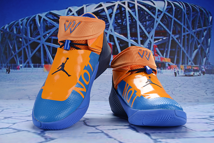 Jordan Why Not Zer0.1 Orange Blue Shoes